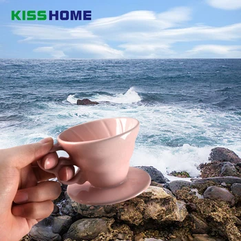 

Ceramic Coffee Cup Espresso Coffee Cup Origami Filter Cups V60 Funnel Drip Hand Cup Filters Coffee Accessories For Competition