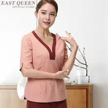 Массаж униформа для сотрудниц спа-салонов косметичка Массажная Форма одежда салон красоты скрабы медицинская униформа для женщин Одежда для медсестер платья DD1374