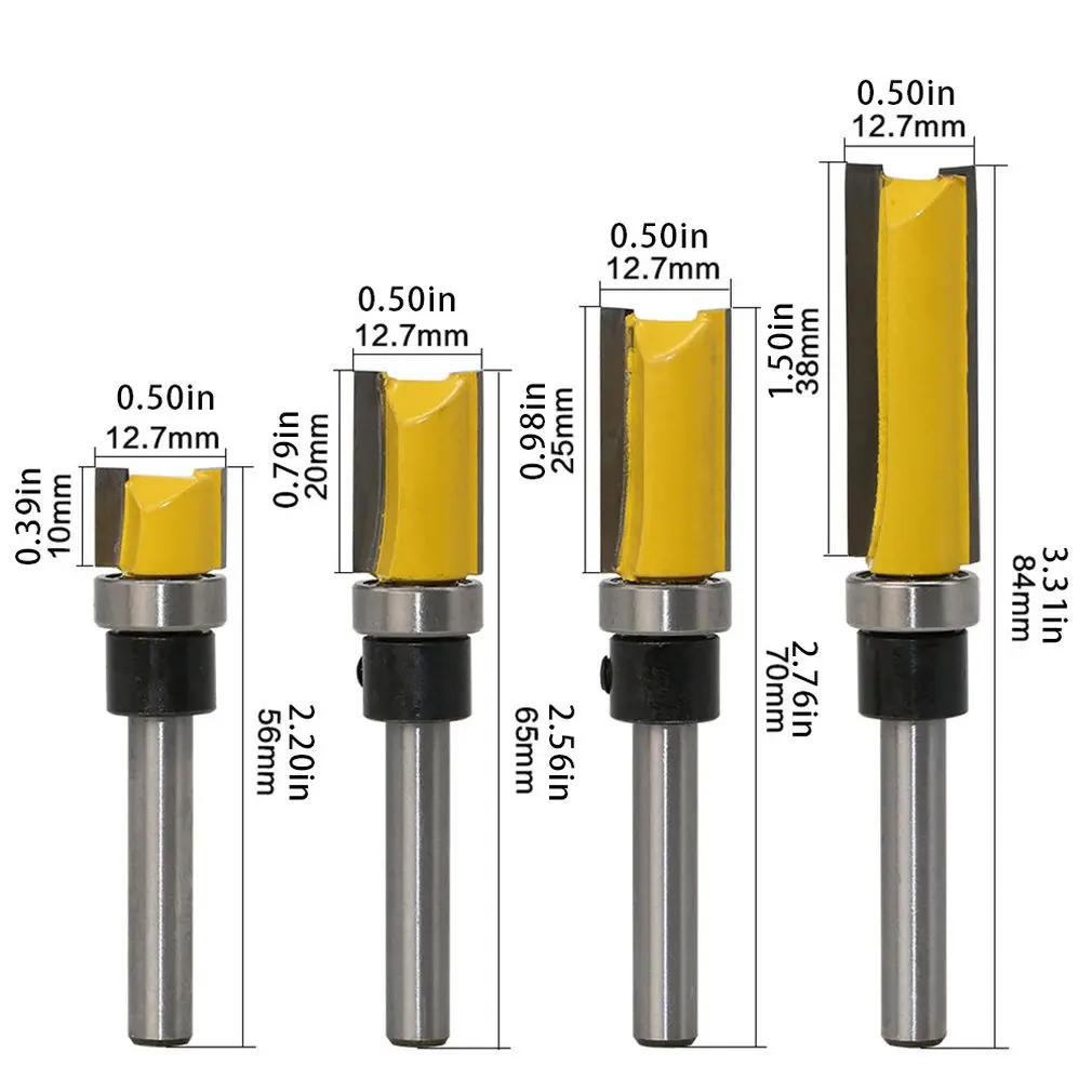  8Mm Countertop Milling Cutter Woodworking Milling Cutter Engraving Machine Trimming Knife