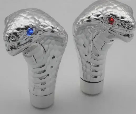 

Car Gear Shifter Snake Led Cobra Gear Shift Lever Car Tuning Gear Head Manual Gear Universal With LED Lights