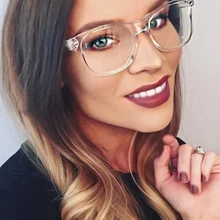 Модная прозрачная оправа для очков, мужские Оптические очки, оправа для очков, женские прозрачные ретро очки для близорукости