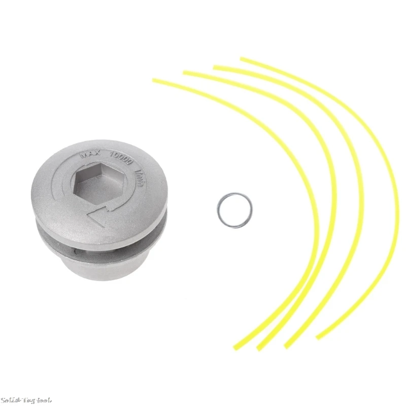 Алюминиевая головка для стрижки травы с 4 нейлоновыми линиями резца