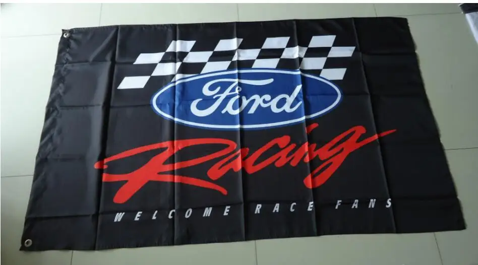 

ford racing flag for car show, ford banner,3X5 ft size,100% polyster