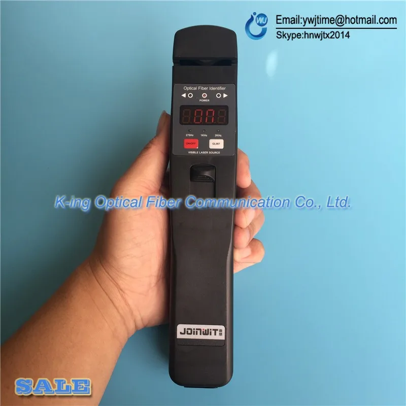 

joinwit JW3306D High Performance Live Fiber Identifier Optical Fiber Identifier Built-in 10mW Visual Fault Locater