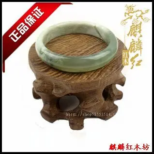 

Kylin rosewood crafts wooden monolith teapot jade jade agate stone head base like trench