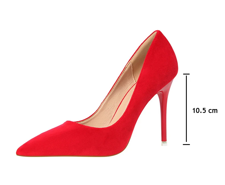 Women's Pumps Shoe Fashion Office Lady Thin Heels Women Shoes High Heel Platform Black Party Shallow Shoes Woman High Heel Blue (6)