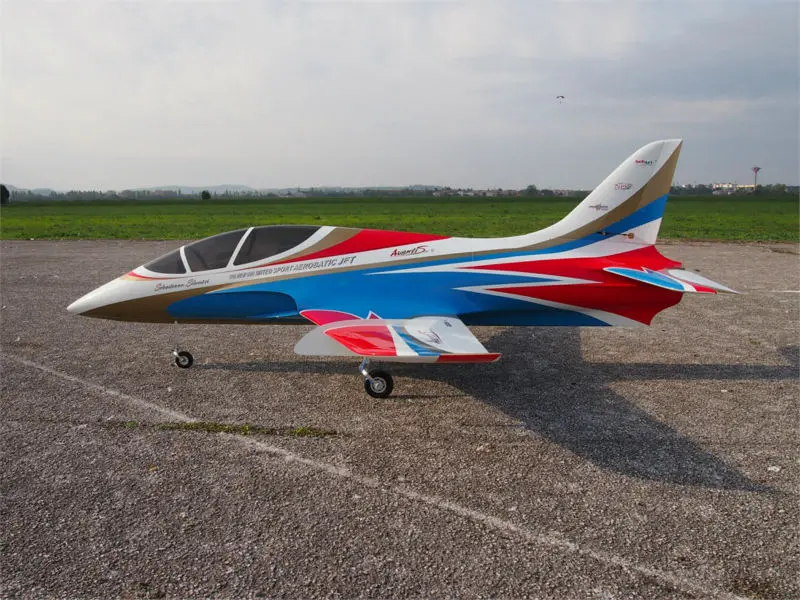 RC airplane turbine jet Avanti 