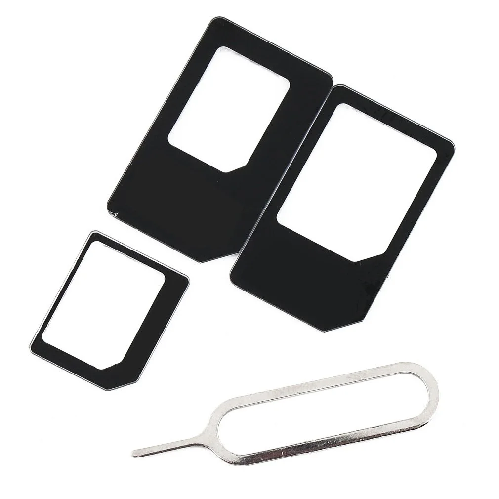 4 in 1 SIM Card Adapter Kit For iPhone for iphone for Sumsung For Smart