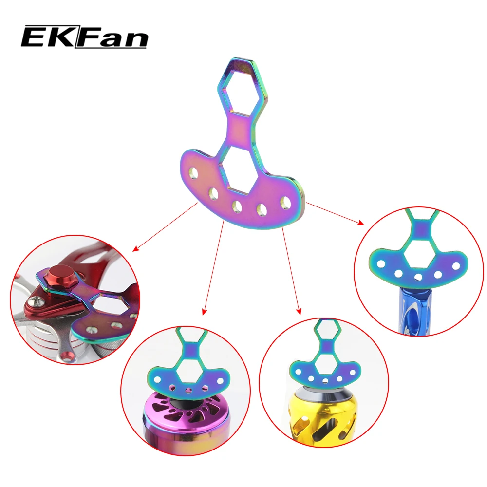 EKFan Portable Fishing Reel Handle M7/M8 Screw Remove Tool Fishing Handle  Knob Caps Open Tool Fishing Reel Tool