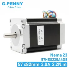 NEMA 23 CNC Stepper motor 57x82mm 3A 2.2N.m D=8mm 6.35mm 315Oz-in Nema23 CNC Router Engraving milling machine 3D printer