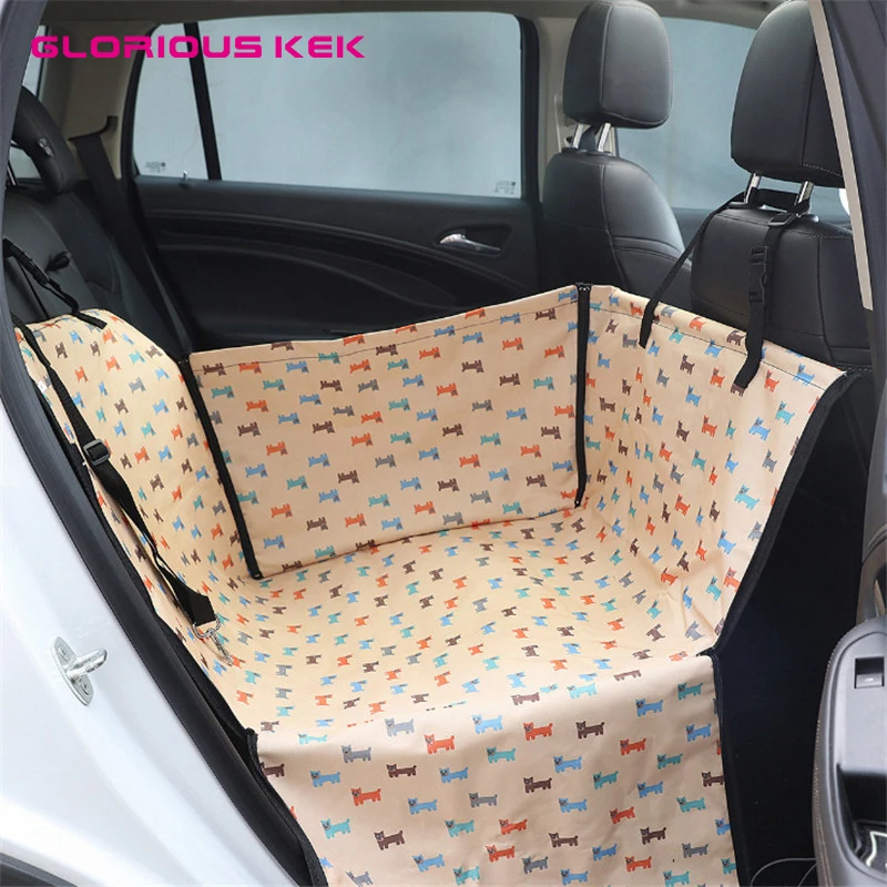 Goede GLORIOUS KEK Hond Auto Stoelhoezen Sterke Waterdichte Huisdier Auto Seat Hangmat voor Kleine Middelgrote Honden Huisdier Auto Mat Protector Dropshipping