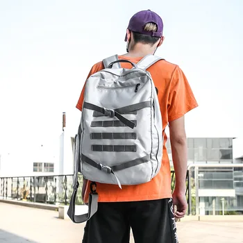 

Backpack Men Travel Multifunctional Man Backpack Large Capacity Unisex Printing Buckle Backpack Package Shoulder Bag K724