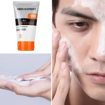 

100g Professional Men Oil Control Face Cleanser Moisturizing Shrink Pores Wash