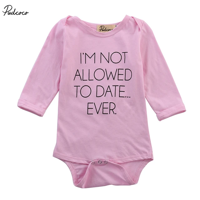 Newborn Baby Girls Pink Bodysuit Clothes Infant Girl Cute Bear