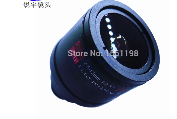 Объектив CCTV/ручной вариофокальный 2 8 12 мм/3MP M12 mount/линзы/крепление платы F1.4 1/2.5