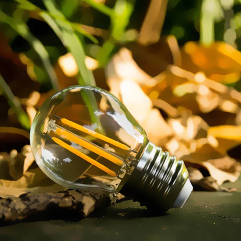 Светодиодный светильник Эдисона в стиле ретро G45 E27 E14 AC220V 2 Вт 4 Вт|led filament bulb e27|led