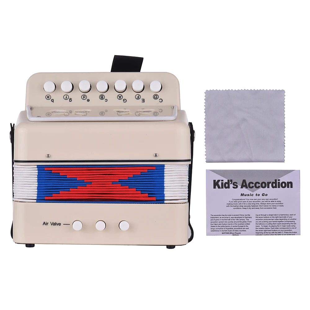 Mini 10 On Kids Accordion Toy Supports B Chords 14 Notes With Mini 10 On Kids Accordion Toy Supports B Chords 14 Notes With Cleaning Cloth Music Instrument For Educational In From Sports