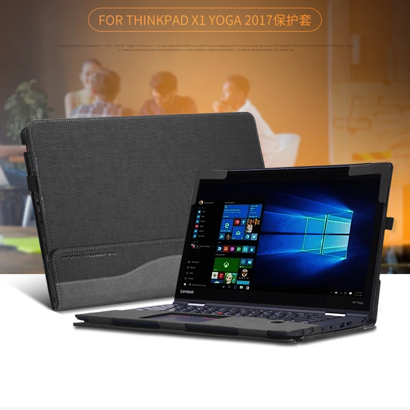 PU Leather Case Cover For Lenovo ThinkPad X1 Yoga 2017 14