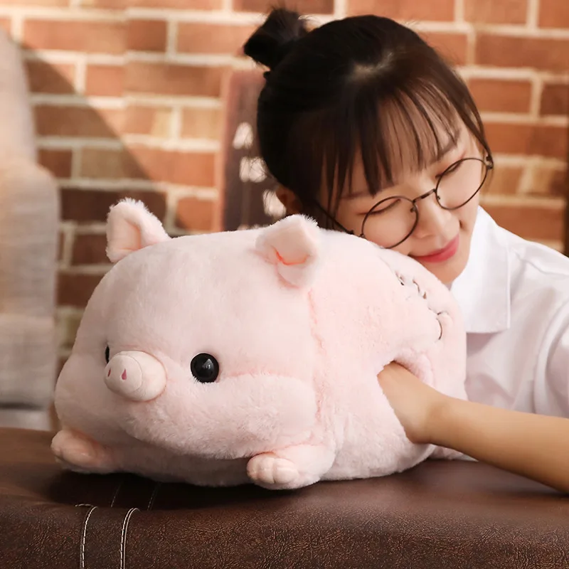 1 шт. 50 см мягкая Kawaii Love Pig плюшевая подушка милые животные Подушка грелка для рук китайский зодиакальный знак кабана игрушка кукла подарок на день рождения ребенок