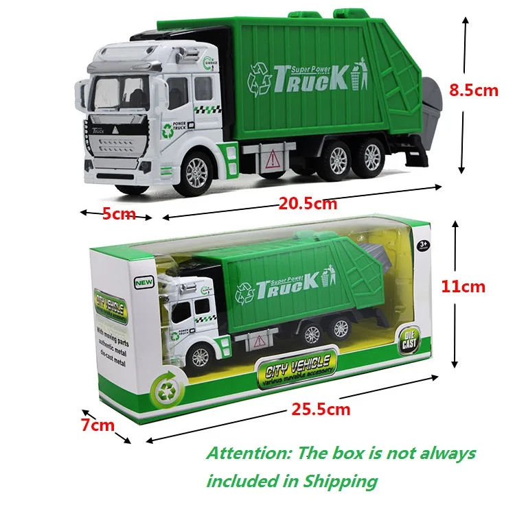 Garbage truck size