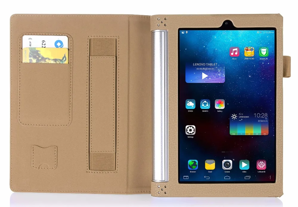 

Luxury PU leather Cover case For lenovo Yoga Tablet2-830F tablet cover case For Yoga Tab3 850F Case+Screen protector+stylus Pen