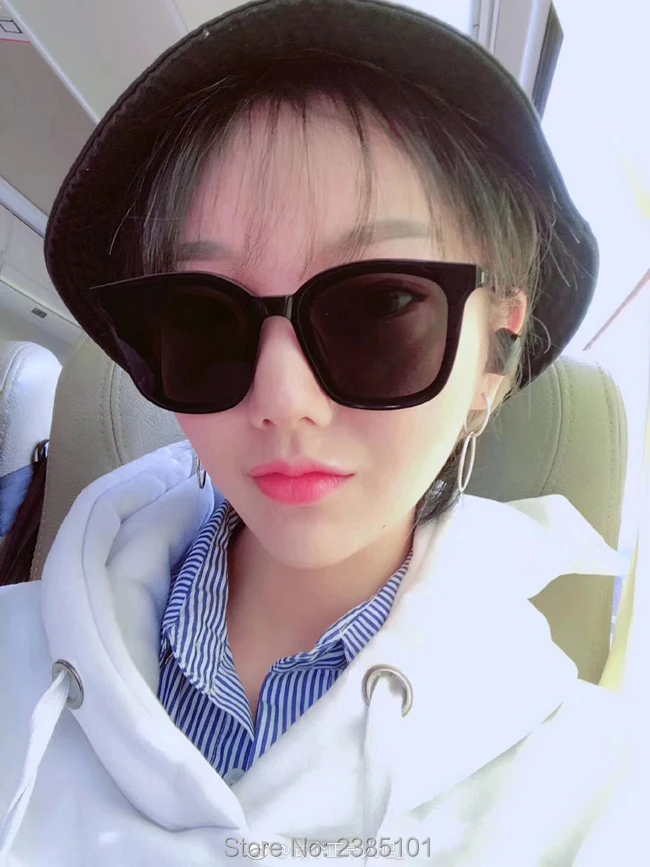 Квадратные поляризационные солнцезащитные очки Для женщин в Корейском стиле нежные дизайнерские брендовые большие одним объективом Ман Papas, женские солнцезащитные очки, очки uv400 оправа из ацетата целлюлозы