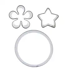 8 см круглые, сливы, звезда формы 3 шт для резки печенья формы, инструменты для выпечки, украшения торта мягкие инструменты для изготовления конфет