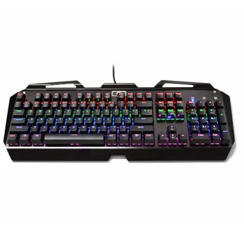 X7000 Led Backlit Mechanical Keyboard Blue Switch Ergonomic Design Full Size For Gaming Typing Usb Wired 104 Key US Layout X7000 Led Backlit Mechanical Keyboard Blue Switch Ergonomic Design Full Size For Gaming Typing Usb Wired 104 Key US Layout