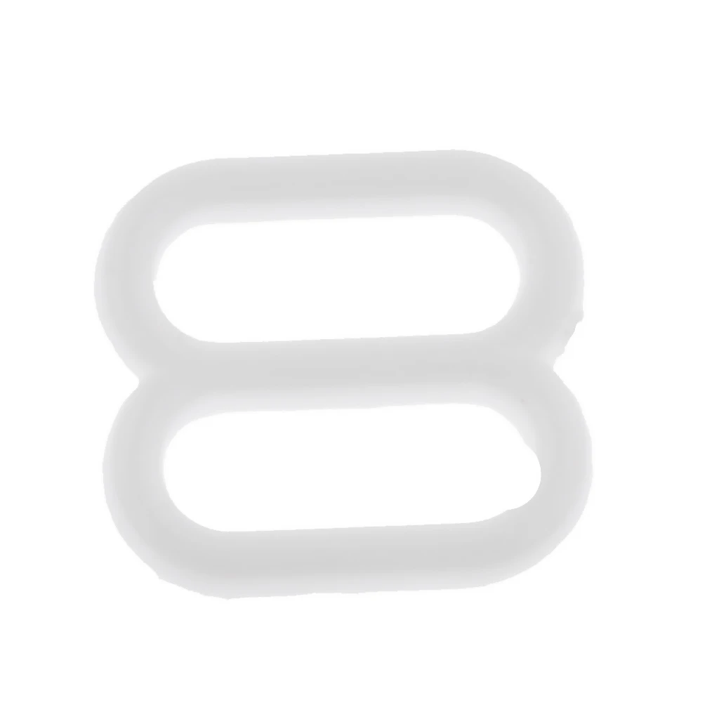 100Pcs 8mm/15mm Plastic Bra Headband Replacement Adjustment Buckles Underwear Sliders Rings Clips Sew Lingerie Bikini Adjusters