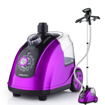 

1800W 1.8L Electric Garment Steamer 11 Gear Adjustable Clothes Iron Machine with Steam Brush Durable Pole Portable Steamer Iron