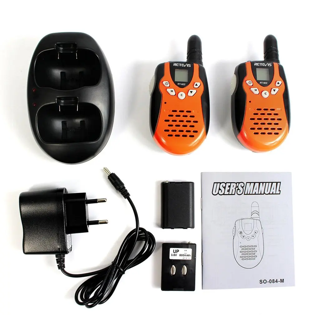 

Retevis Rt602 Walkie-Talkie Handheld Wireless Mini Children Walkie-Talkie Pair