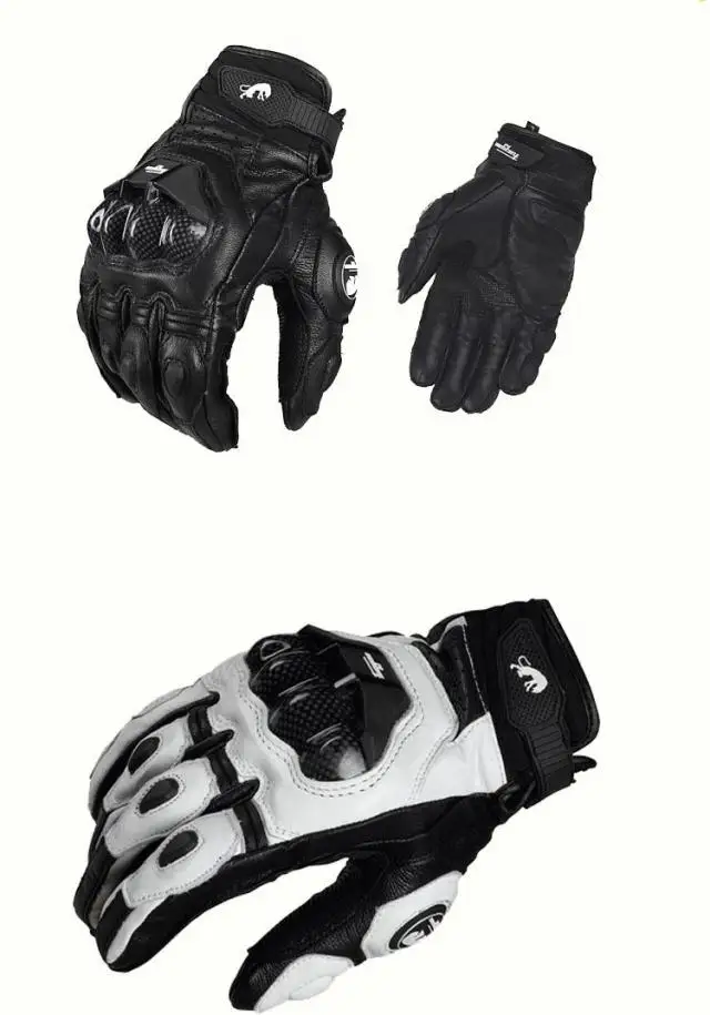 

free shipping Professional Jagnar Furygan AFS 6 motorcycle racing gloves carbon fiber leather guantes motorcycle