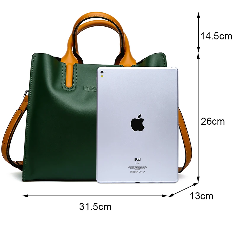 LY.SHARK Big Messenger Bag Women Shoulder Bag Female Bag Ladies Genuine Leather Bags For Women 2019 Women Handbags Green Black LY.SHARK Big Messenger Bag Women Shoulder Bag Female Bag Ladies Genuine Leather Bags For Women 2019 Women Handbags Green Black
