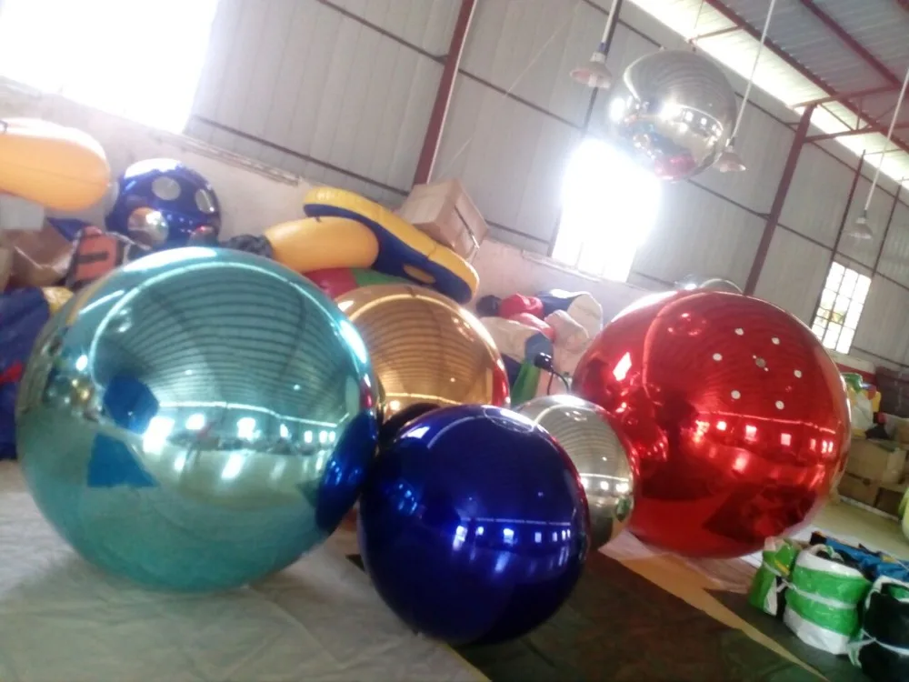 

New Hot Decoration Inflatable Mirror Ball, Customized PVC Inflatable Ball Use To Business Activities
