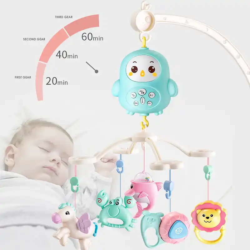 Bed Bell Baby Rattles Crib Mobile 0 12 Months Gift Learning
