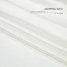 50 см* 140 см натуральный белый халат пижамы материал шелк хлопок Шармез ткань рубашка подкладка DIY Одежда