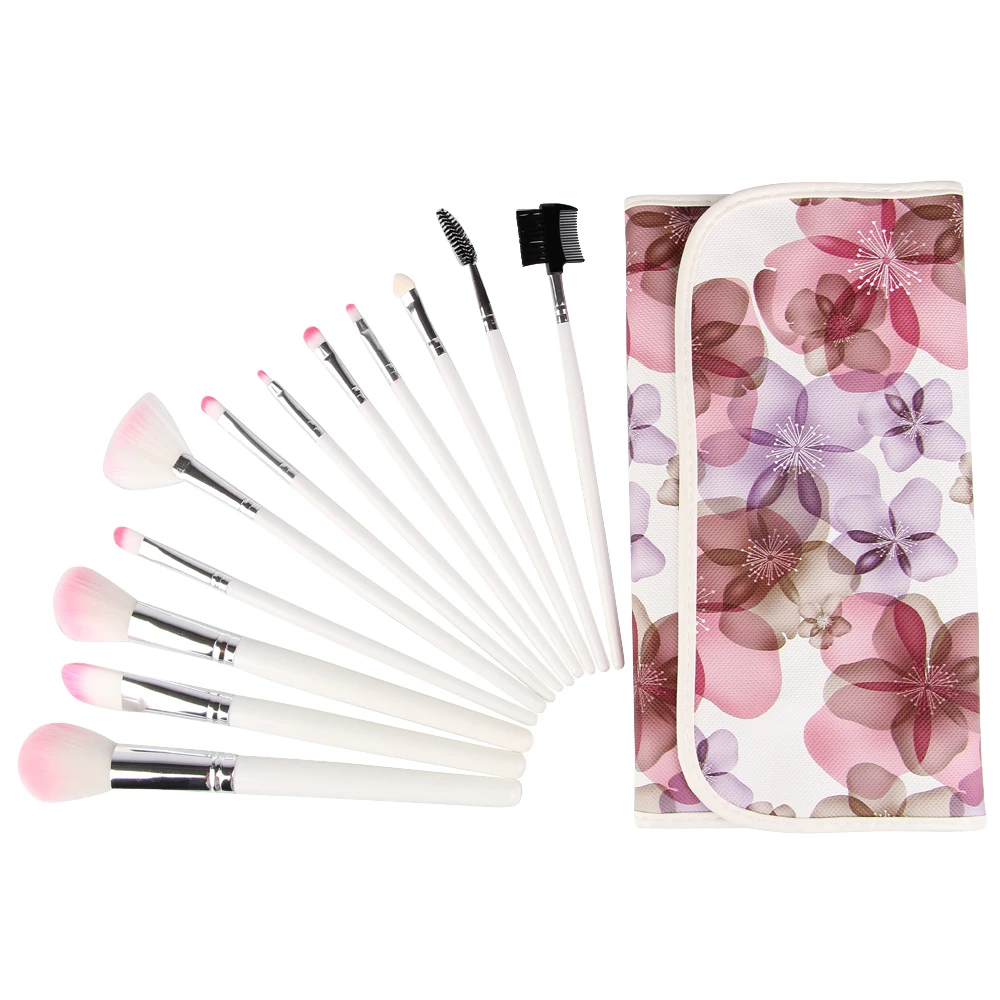 Free Shipping Professional 12 Pieces Makeup Brushes Cosmetics Brush Set