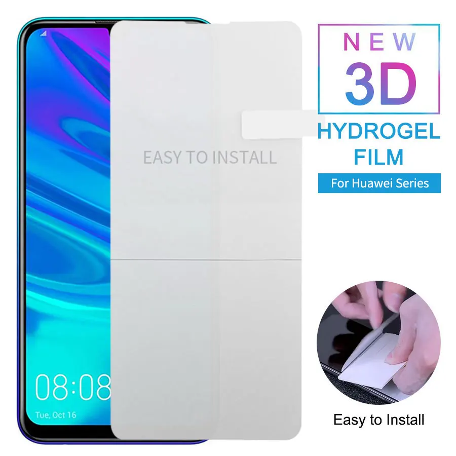 

For Huawei P Smart Plus 2019 3D Soft Full Cover Hydrogel Protective Sticker Film For P Smart Plus 2019 Screen Protector Film