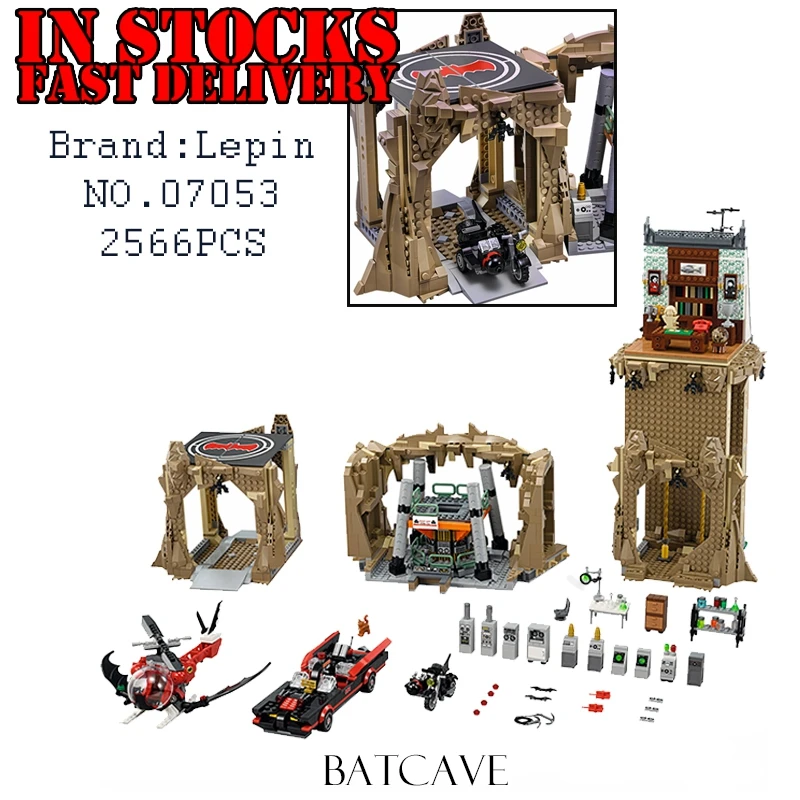 

Lepin 07053 2566PCS Genuine SuperHeroes MOC Series Super Escort Set Children Educational Building Blocks Bricks Toys Model Gift