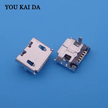 

50pcs OEM Micro USB jack connector Charging Socket Port Micro USB jack connector charging port socket For Blackberry 8520 Lenovo