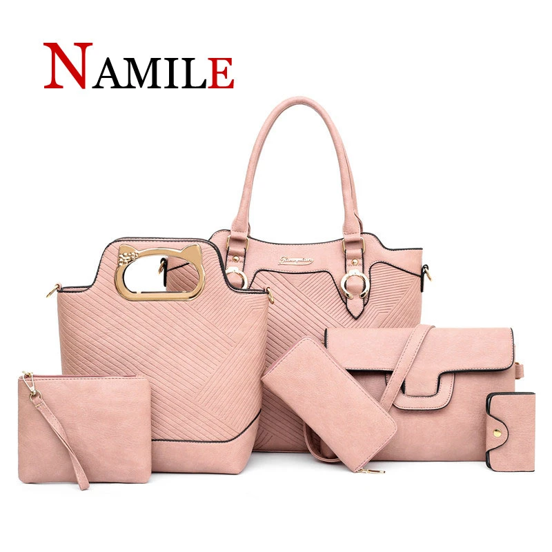 Handbag Cat Perched On Tree Genuine Leather Tote Rivet Bag Shoulder Strap Top Handle Women