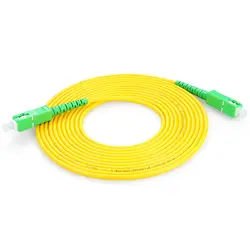 10 шт./пакет SC APC 3 м симплексном режиме волоконно-оптический кабель для коммутационных шнуров 2,0 мм или 3,0 мм FTTH Оптическое волокно гибкий