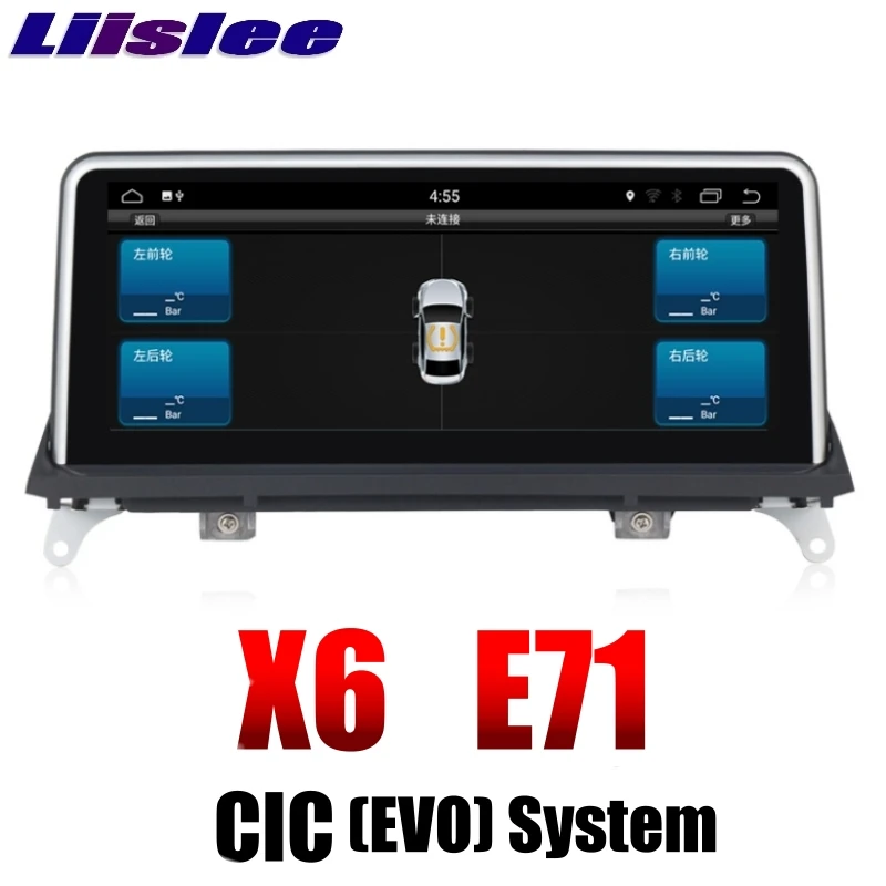 Best LiisLee For BMW X6 E71 2011~2013 For CIC System EVO ID6 CarPlay Adapter Car Multimedia Player GPS Audio Radio Navigation NAVI 2