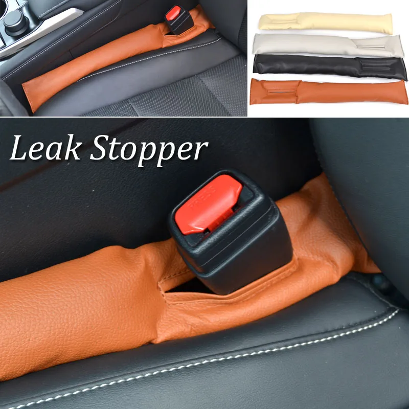 Buy 1Pc Faux Leather Car Seat Gap Pad Fillers Holster