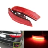 ANGRONG 2x Red Rear Bumper Reflector LED Stop Brake Light For Lexus ES GS 250 350 300h 450h 2012+ For Toyota Corolla ► Photo 1/6