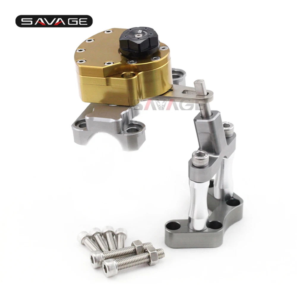 

Reversed Safety Steering Damper For KTM 990 SMT 2009-2013 10 11 12 Motorcycle Adjustable Stabilizer with Mount Bracket