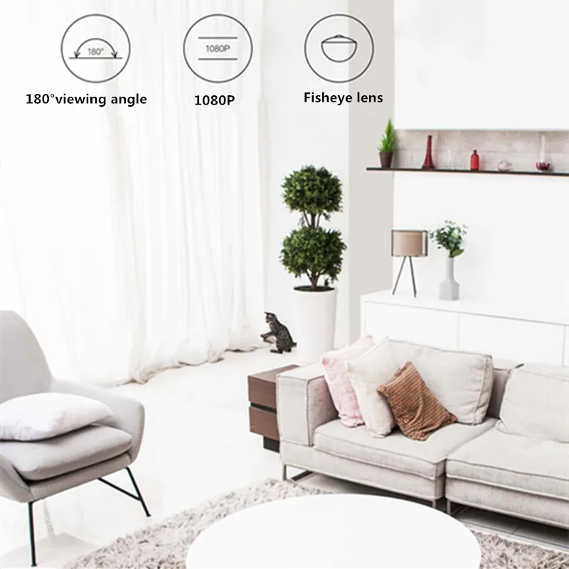 Xiaomi HD Aqara Wi Fi Шлюз версия 1080P Smart камера беспроводной IP ночное видение широкий вид