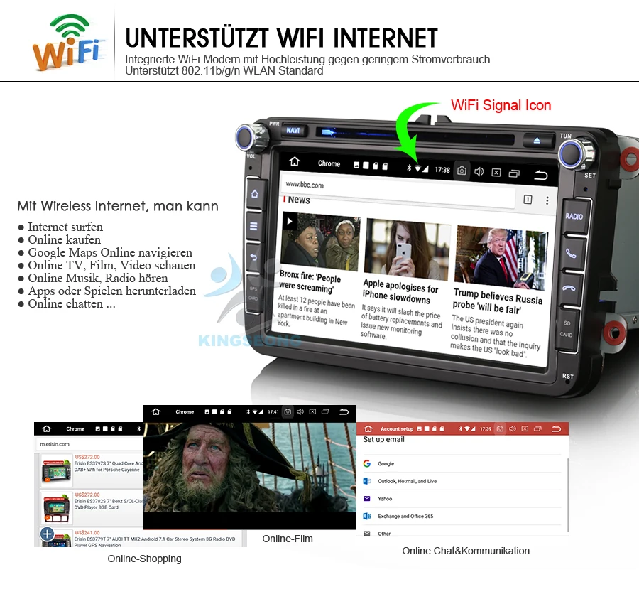 Clearance 8" DAB+ Car DVD player FOR VW Passat CC Polo Golf Android 8.0 Autoradio Octa Core GPS WiFi 3G GPS Radio SD DVR DTV Bluetooth 11