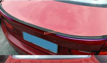 

For Ford Fusion Mondeo Sedan 2008-2016 Diy Carbon Fiber Style color Rear Spoiler trunk upper lip decoration Wing