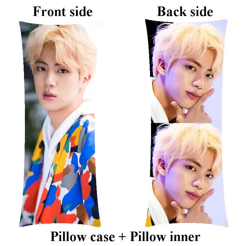 picture Новая подушка для тела boyfriend Bangtan Boys Jin включает в себя внутреннюю Корейскую групповую длинную подушку с принтом с обеих сторон - Цвет: picture